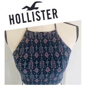 HOLLISTER Ribbed Halter Tank Top
